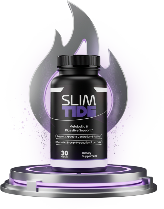 A single bottle of SlimTide capsules