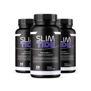 Three-bottle package of SlimTide