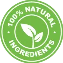 100% natural ingredients seal